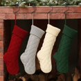 thumbnail image 3 of Venta al por mayor Medias navideñas tejidas con cable Medias navideñas de gran tamaño de 18 "para decoración de temporada navideña familiar, 3 of 4