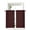 Red, variant on Black Brown Buffalo Plaid Tier Curtains 36 Inch Length,Sheer Curtains for Bedroom Living Room Window Geometric Classic Checkered Short Kitchen Curtains Drapes for Small Half Window 27.5"x36" 2 Panels