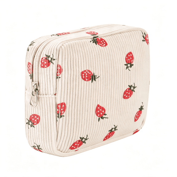 GASTROPOD Small Makeup Bag for Purse,Corduroy Cute Cosmetic Bag for Purse,Portable Mini Makeup Bag,Travel Toiletry Small Makeup Pouch for Women,Mini Pouch Lipstick Cosmetic Accessories Organizer