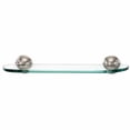 thumbnail image 5 of Yale 18" x 2.63" Bathroom Shelf, Chocolate Bronze, Shelving, Glass, Chrome, Nickel, Bronze, Brass, 1, 5 of 6