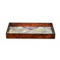 thumbnail image 4 of World Map Vintage Burlwood Serving Tray, 4 of 5