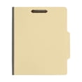 thumbnail image 2 of The File King Two Divider Manila Classification File Folder - Letter Size | 10 Pack | 2/5 ROC Top Tab | 1" Expansion | 2" Fastener Prongs | Made in America, 2 of 4