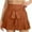 Orange, variant on ABATAB Womens Summer Shorts Smocked Drawstring Casual Shorts Ruffle Tiered Loose Fit Fashion Trendy Shorts