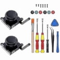 thumbnail image 1 of Replacement 3D Joystick Kit for Switch Analog Thumb Stick Repair Parts with Tri-wing Screwdriver, 1 of 5