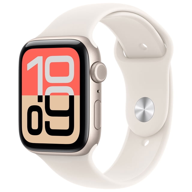 Restored Apple Watch Series SE 3 40MM (GPS + Cellular) Smartwatch Aluminum Case with Sport Band Like New