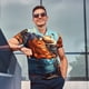 thumbnail image 4 of Balery Colorful Travel Luggage Gear Camisa Polo de Hombre con Estampado, de Manga Corta y Tejido Medio, Camisa Tipo Golf Polo-4X-Large, 4 of 6