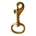 thumbnail image 3 of Perno de ojo giratorio de latón resistente, gancho a presión, Clip de correa para perro artesanal de cuero, 56mm Hugo Swivel Eye Bolt Snap, 3 of 6