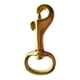 thumbnail image 3 of Perno de ojo giratorio de latón resistente, gancho a presión, Clip de correa para perro artesanal de cuero, 56mm Hugo Swivel Eye Bolt Snap, 3 of 6