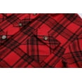thumbnail image 2 of KISSMODA Plaid Button Down Western Long Sleeve Casual Collared Blouse Girls' 3-14Y, 2 of 5