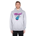 thumbnail image 4 of Men's New Era  White Miami Heat 2024/25 City Edition Pullover Hoodie, 4 of 5