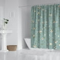 thumbnail image 2 of Artistic Wildflower and Rose Curtain – Watercolor Botanical Design for Bright Guest Bathroom Look, 2 of 5