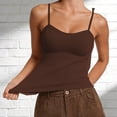 thumbnail image 3 of Women's Tummy Control Shapewear Tank Tops Shapewear Camisoles with Built in Bra Tummy Control Compression Tank Tops for Women Body Shaper Padded Tanks, 3 of 4