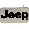 thumbnail image 1 of JEEP Logo Belt Buckle Chrome Steel Wrangler 4x4 *NEW*, 1 of 1