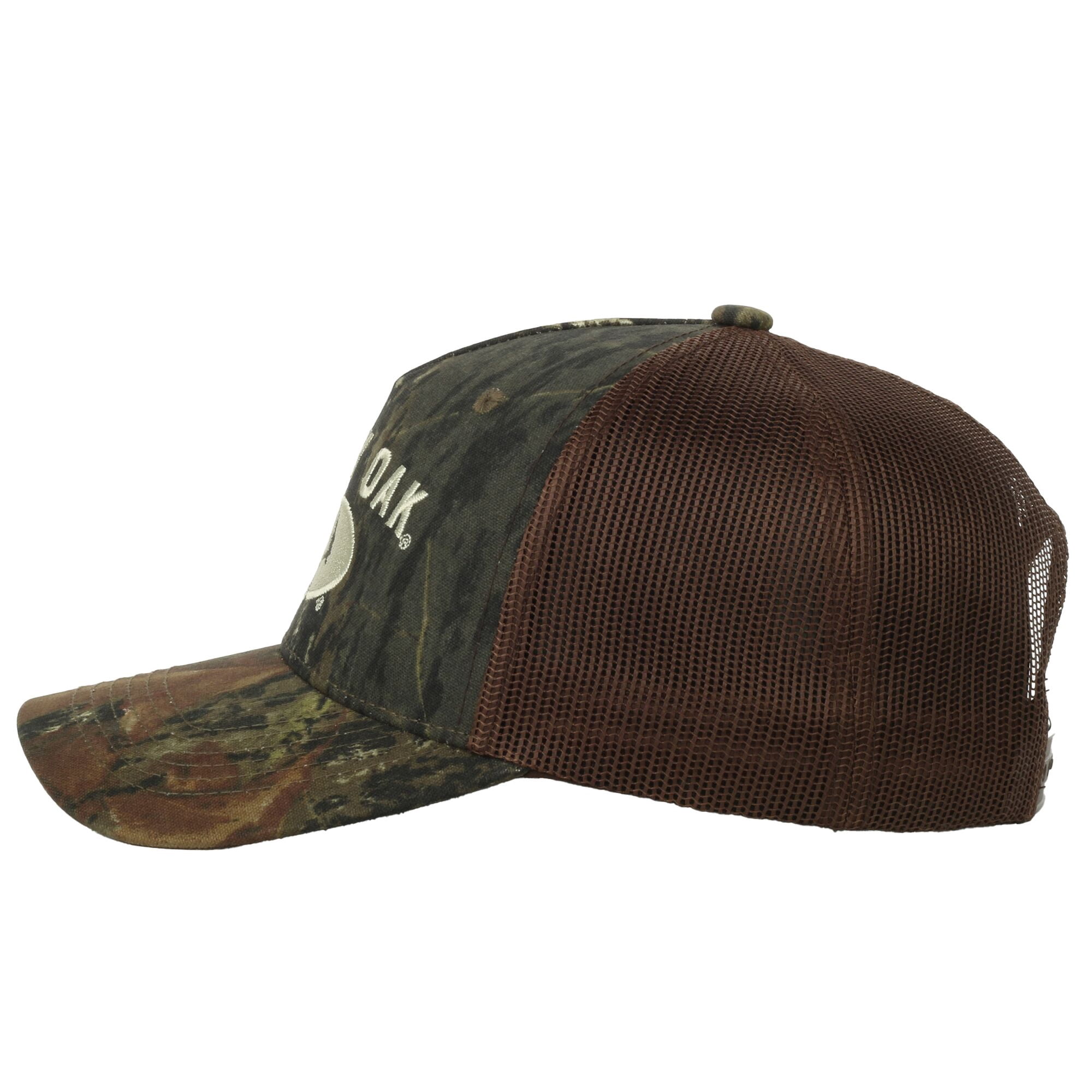 Mossy Oak® New Break-Up Camo Trucker Hat – Mid Profile Mesh Back Snapback, One Size