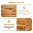 thumbnail image 4 of Luku 10 Frame Wood Bee Hive, Beeswax Coated Beehive Box with 1 Deep Box, Frames & Wax Foundations Starter Kit, 4 of 7