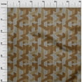 thumbnail image 3 of oneOone Velvet Brown Fabric Moire Fabric For Sewing Printed Craft Fabric By The Yard 58 Inch Wide, 3 of 4