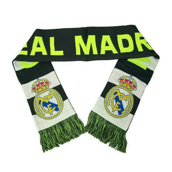Real Madrid Official EUROPE 64 inch Team Logo Scarf by Rhinox