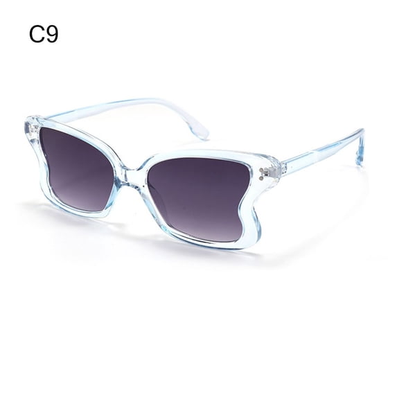 Summer Eyewear UV Protection Glasses Oversized Frame Women Sunglasses Sun Glasses Butterfly Shape C9