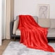 thumbnail image 4 of Frazada Manta decorativa de franela de terciopelo rojo sandía,suave y a cuadros,ideal para sofá o cama,para todas las estaciones (1 pieza). Rkxzt, 4 of 8