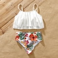 thumbnail image 3 of PatPat Family Matching Allover Tropical Plant Print Strappy Two-piece Swimsuit and Swim Trunks Shorts, 3 of 11