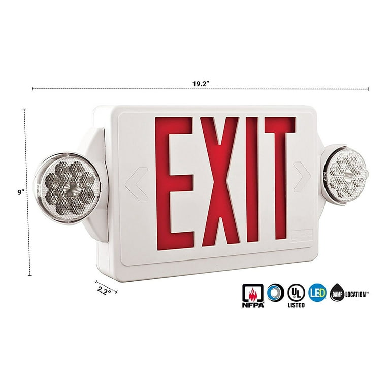 Lithonia Emergency Exit Signs Lithonia Lighting Quantum Thermoplastic