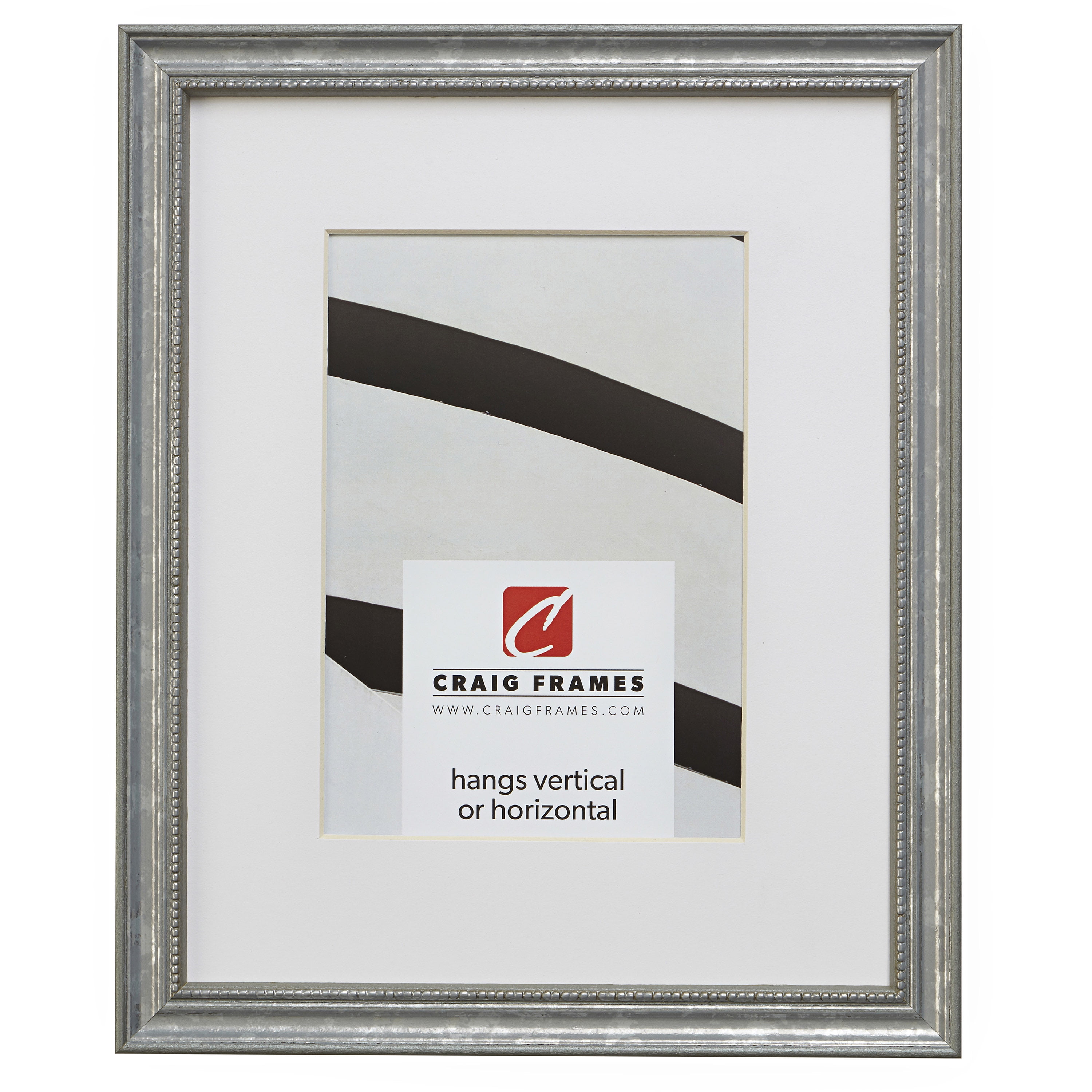 Craig Frames 314si 24 X 30 Inch Ornate Silver Picture Frame Matted To Display A 20 26 Photo