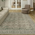 thumbnail image 2 of sasyxdc 2x3 Area Rug Washable Vintage Entryway Carpet Indoor Brown Door Mat Ultra Soft Entrance Non Slip Kitchen Small Western Distressed Accent Rug for Bathroom Bedroom Dining Living Roo, 2 of 9