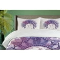 thumbnail image 4 of Ambesonne Tribal Duvet Cover Sets, Folk, 2-King, Pale Mauve Lavender, 4 of 7
