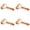 Khaki, variant on XIPYYKM Small Rolling Pin, Wooden Dough Roller, Non-Stick Pizza Roller, Dough Baker Roller Set for Home Kitchen Baking Cooking(11.5cm/4.53in)