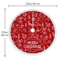 thumbnail image 5 of Falda de de Navidad, adornos navideños, falda redonda de de Navidad, delantal de decoración de de Navidad para granja, familia, 5 of 5