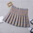 thumbnail image 2 of Women's Tennis Skirts Summer Women's A-line High Waist Culottes Pleated Printed Skirt for Casual Daily Wear Flowy Summer Fashion Gray S, 2 of 8