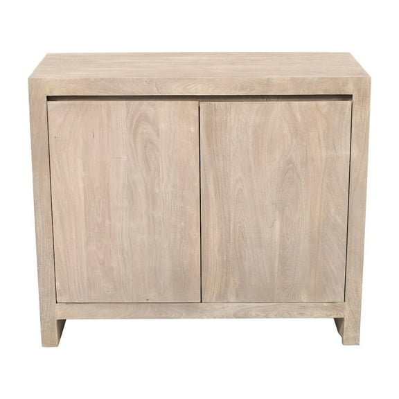 Argyle 2-Door Sideboard in Modern Light Ash Ivory Finish on Reclaimed Solid Wood
