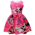 thumbnail image 3 of Vestido de princesa de Minnie Mouse para niños y niñas, ropa sin mangas, con lazo rosa, para fiesta de cumpleaños y Navidad, 2024, 3 of 5