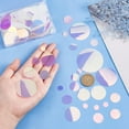 thumbnail image 4 of 340pcs Loose Sequins 7 Sizes Rainbow Spangles Paillettes Iridescent Applique Transparent Embellishment Sequins for Embroidery Bridal Arts Crafts Jewelry Making, 4 of 9