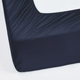 thumbnail image 4 of Modern Threads 6-Piece 21" Extra Deep Pocket Navy Microfiber Sheet Set, California King, 4 of 4