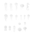 thumbnail image 1 of Weiweiguan 1 Box Micro Landscape Resin Mold Fillers 3D Printing DIY Epoxy Filling Models, 1 of 7