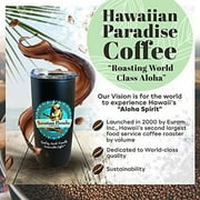 Hawaiian Paradise Coffee Ground - 100% Arabica Coffee Premium Rich Flavored Bold Signature Brewed Coffee from the Finest Beans (Paradise Roast, 24 Ounces)