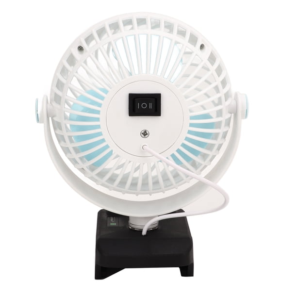 Ventilador de escritorio portátil, ventilador inalámbrico de 5 pulgadas, ventilador con batería recargable, ventilador recargable, durabilidad mejorada