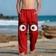 thumbnail image 2 of Niños Pantalones Niñas con Bolsillos para el Uso Casual de la Playa, Pantalones de Moda Impresos para Niñas Pequeñas, 2 of 9