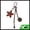 Coffee Color, variant on Unique Bargains 1 Pc Handbag Charm Star Pattern Bag Charm White