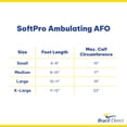 thumbnail image 2 of SoftPro Ambulating AFO - For Plantar Flexion, Inversion, and Eversion Contractures of the Ankle and Foot- Support and Rehabilitation- L4396 - OCSI by Brace Direct, 2 of 8