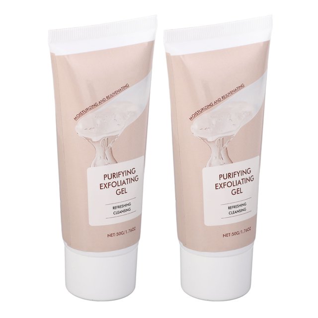 Gel Exfoliante Limpiador De Poros ANGGREK Gel Exfoliante Refrescante 2 Piezas 50 G Piel Seca