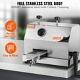 thumbnail image 4 of VEVOR Commercial Sugar Cane Juicer, 110LBS/H High Output Sugarcane Juicer Machine with 3 Stainless Steel Rollers and 2.4" Large Inlet, 4 of 9