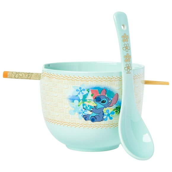 Set de cuencos para ramen Silver Buffalo Disney Lilo and Stitch, 600 ml