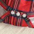 thumbnail image 5 of MEZZALL Girls Long Sleeve Plaid O-Neck Romper Bodysuits Dress Headbands Set Comfort Clothes Sets, 5 of 5