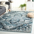 thumbnail image 2 of SAFAVIEH Vintage Hamadan Kiaran Medallion Area Rug, Blue/Ivory, 8' x 10', 2 of 8
