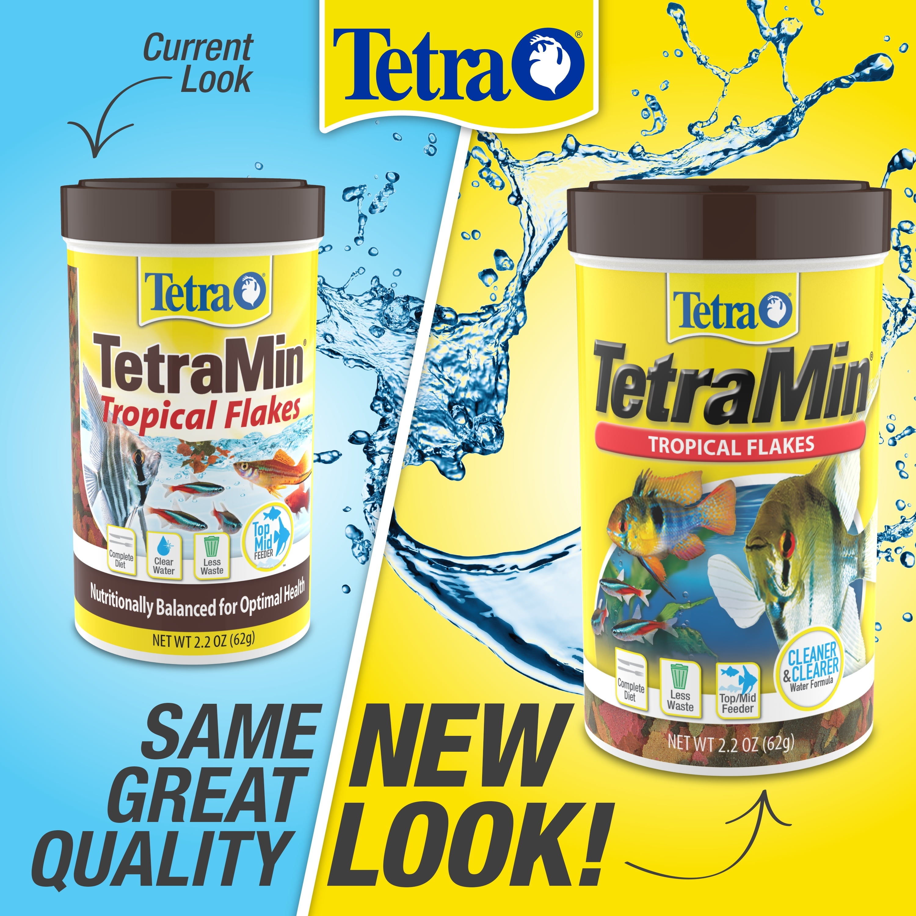 (2 pack) Tetra TetraMin 3 in 1 Select a Food Fish Food, 2.40 oz