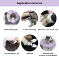 thumbnail image 4 of Collar cónico con forma de gato H HIDREAM Waterproof Recovery Púrpura L, 4 of 7