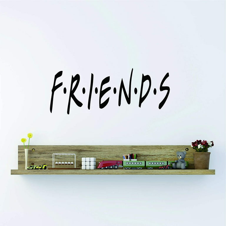 FRIENDS TV Show Series Logo Wall Stickers Television Quote Joey