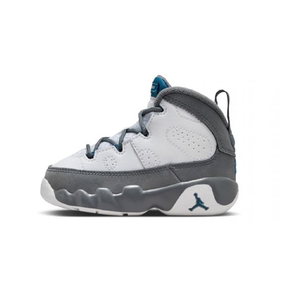 Nike Jordan 9 Retro White / French Blue / Flint Grey  401812-100 Toddler Size 8